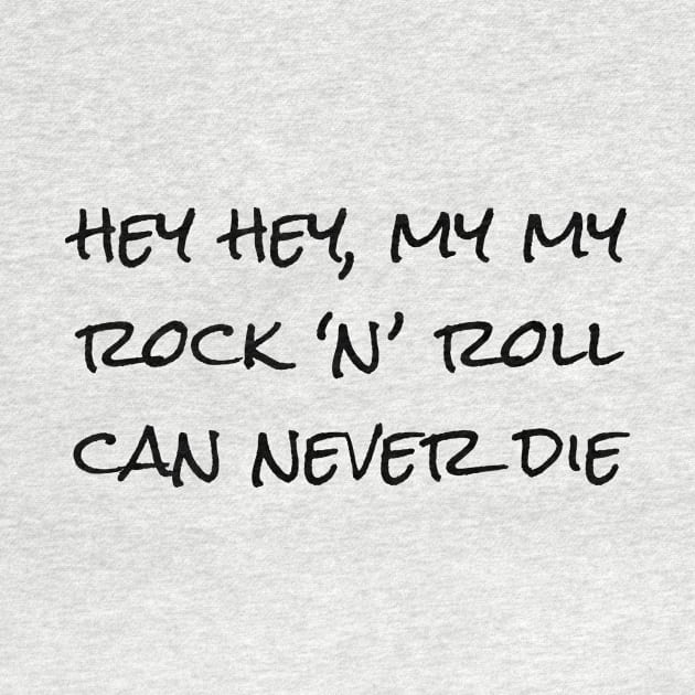 neil young hey hey my my rock n roll lyrics by Anthony88